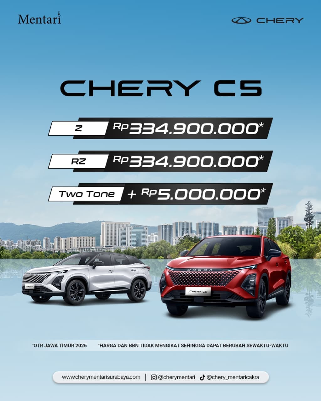 Daftar harga Chery C5